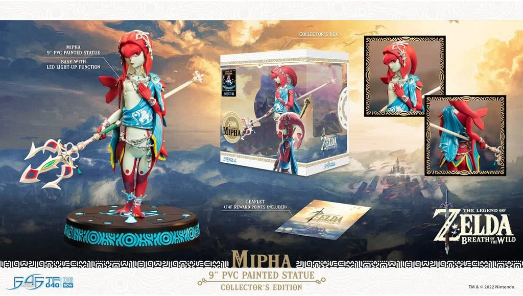 The Legend of Zelda: Breath of the Wild - Mipha 9 Inch PVC Statue Collectors Edition w/ LED Base