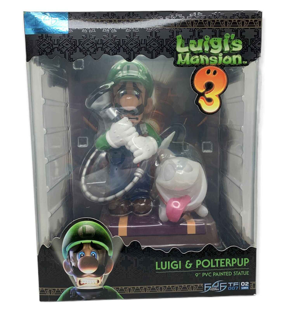 Luigi Mansion 3 Luigi and Polterpup 9 Inch Collectors Edition PVC Statue