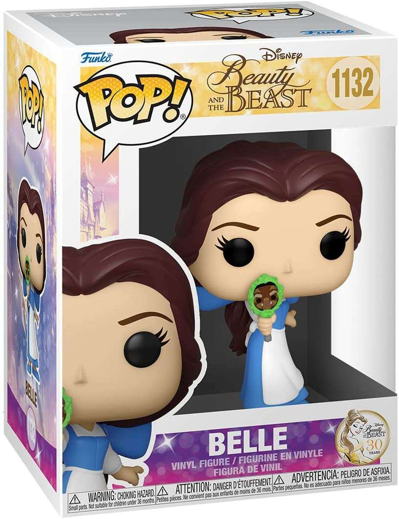 Funko Pop Disney Beauty and The Beast 3.75 Vinyl Figure - Belle with Mirror #1132 - fimurineforall.com