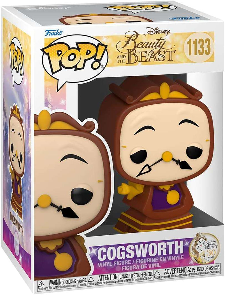 Funko Pop Disney Beauty and The Beast 3.75 Vinyl Figure - Cogsworth #1133 - fimurineforall.com