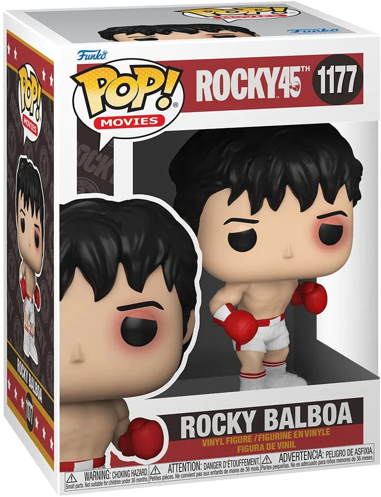 Pop Movies Rocky 45th Anniversary 3.75 Inch Action Figure - Rocky Balboa #1177 - fimurineforall.com