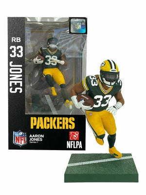 NFL Football Wave 1 Aaron Jones Green Bay Packers 6 Inch Action Figure - fimurineforall.com