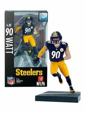 NFL Football Wave 1 T.J. Watt Pittsburgh Steelers 6 Inch Action Figure - fimurineforall.com