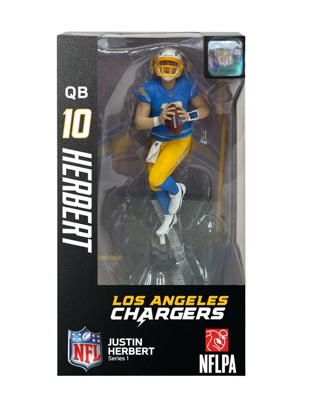 NFL Football Wave 1 JUSTIN HERBERT Los Angeles Chargers 6 Inch Action Figure - fimurineforall.com