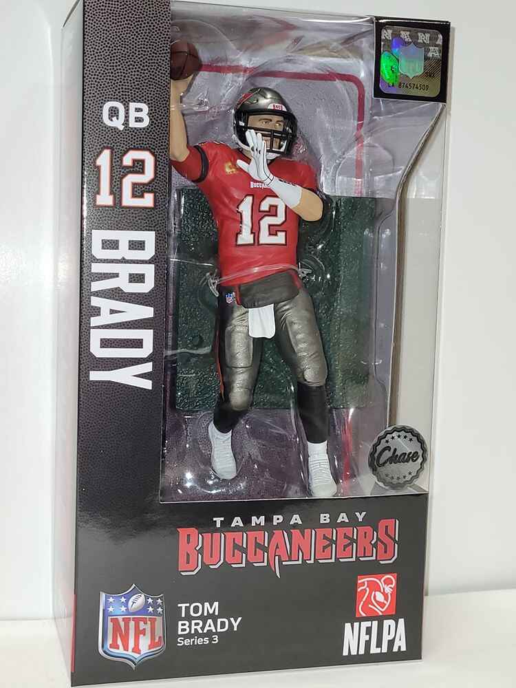 NFL Football Wave 3 Tom Brady Tampa Bay Buccaneers CHASE 7 Inch Action Figure