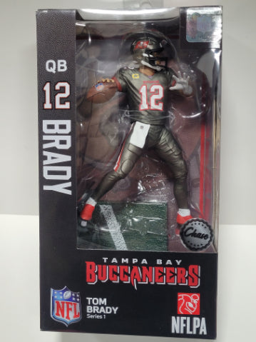 NFL Football Wave 1 Tom Brady Tampa Bay Buccaneers 6 Inch Action Chase Variant - fimurineforall.com