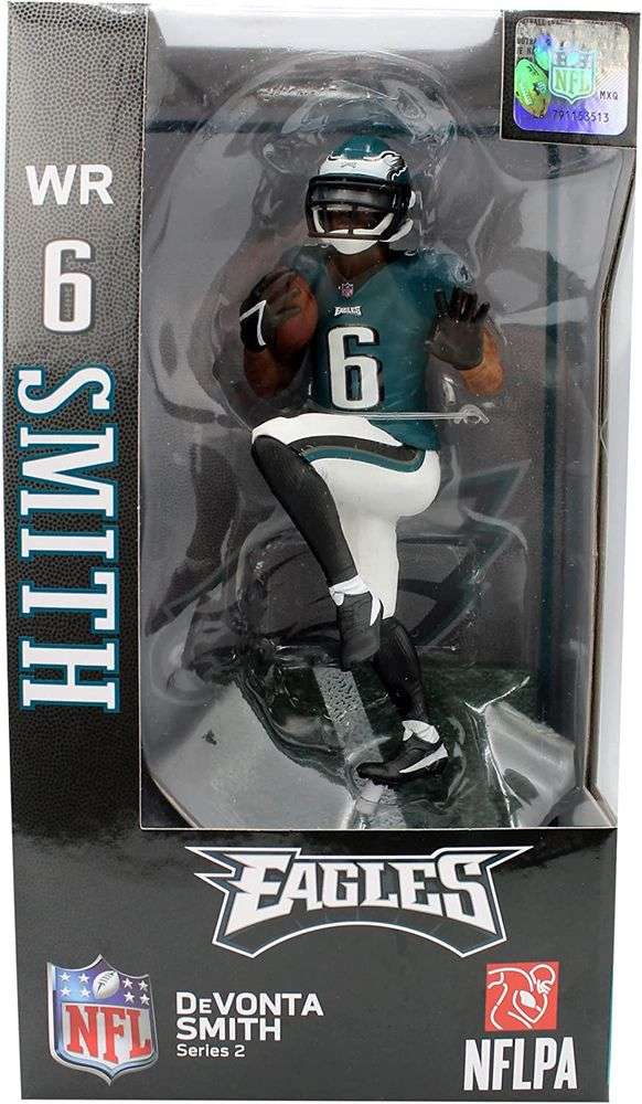 NFL Football Wave 2 Devonta Smith Philadelphia Eagles 7 Inch Action Figure