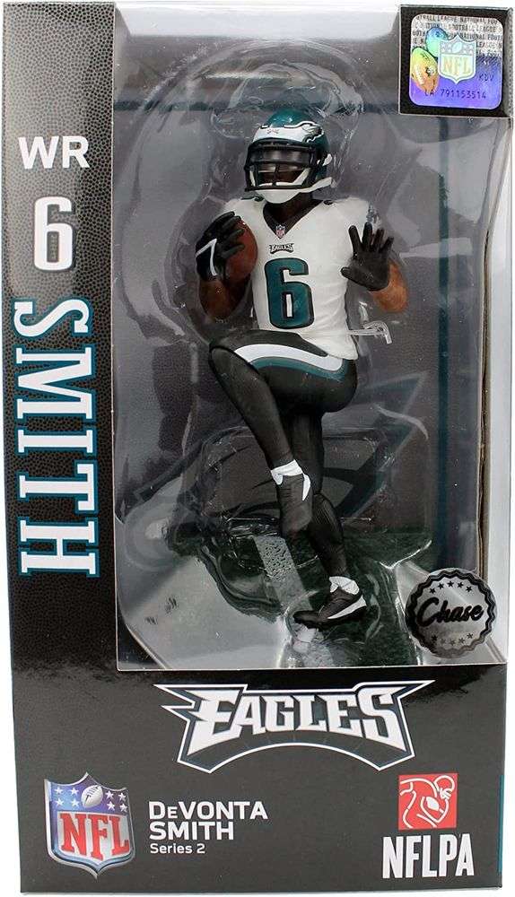 NFL Football Wave 2 Devonta Smith Philadelphia Eagles CHASE 7 Inch Action Figure