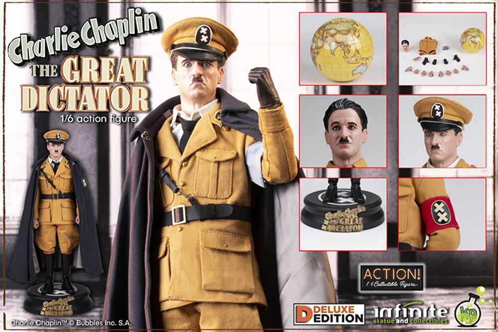Charlie Chaplin The Great Dictator Deluxe 1/6 Scale 12 Inch Figure
