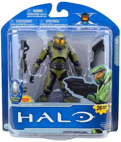 Halo: Combat Evolved 10th Anniversary Series 1 Master Chief (Plaque Edition) 5.5 Inch Action Figure - fimurineforall.com