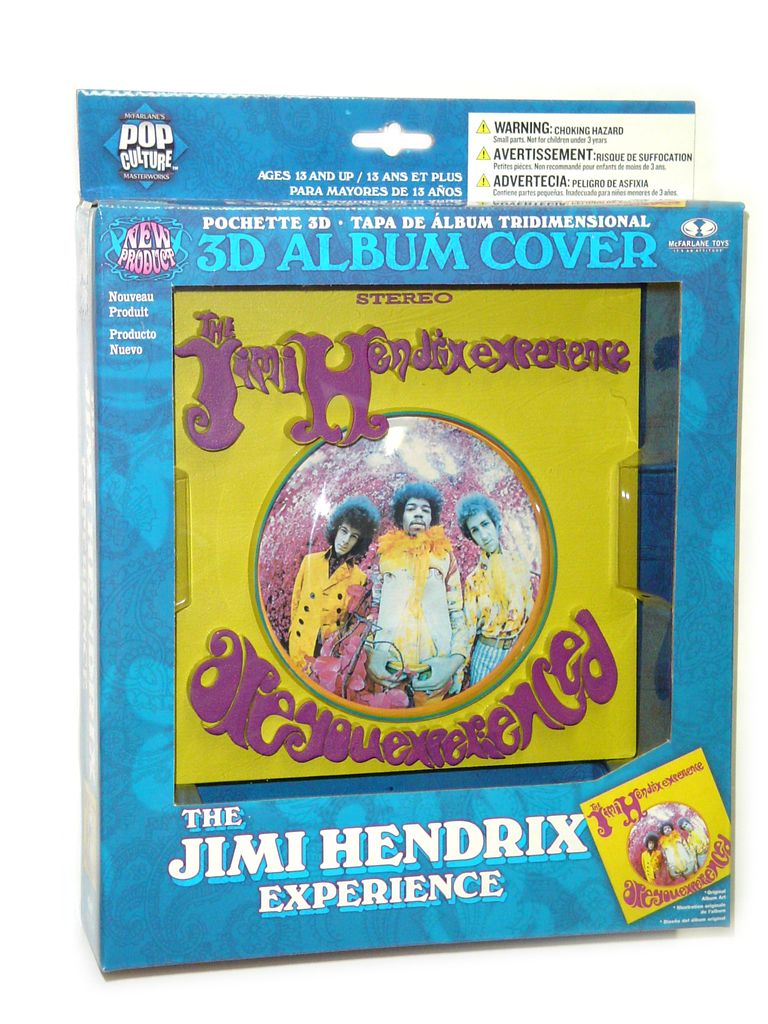 3D Album Cover Wall Art - Jimi Hendrix (Are you Experienced) - fimurineforall.com
