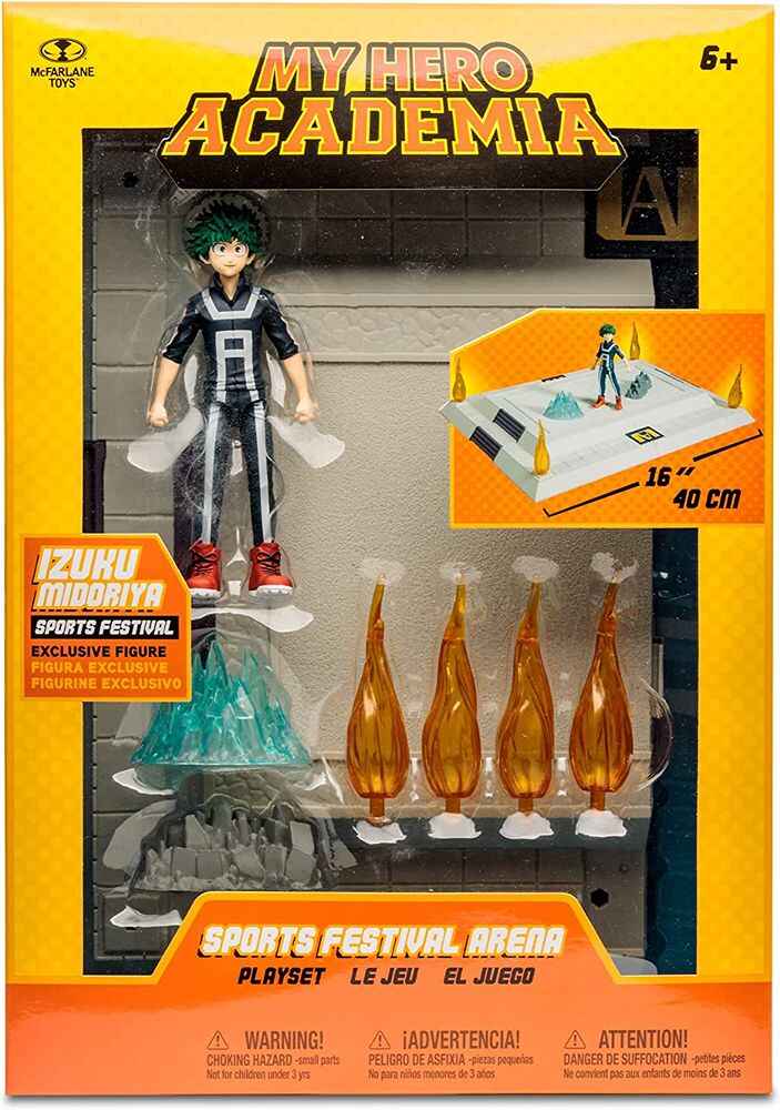 My Hero Academia Sports Festival Arena With Midoriya Figure