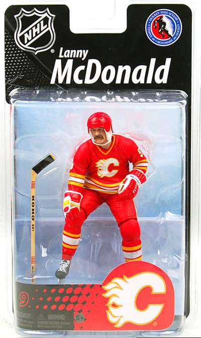 NHL Hockey Series Exclusive - Lanny Mcdonald Calgary Flames 6 Inch Action Figure - fimurineforall.com