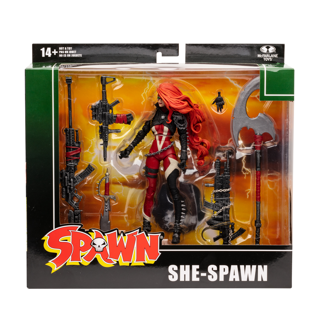 Spawn Comic Series She Spawn Deluxe 7 Inch Action Figure Box Set - fimurineforall.com