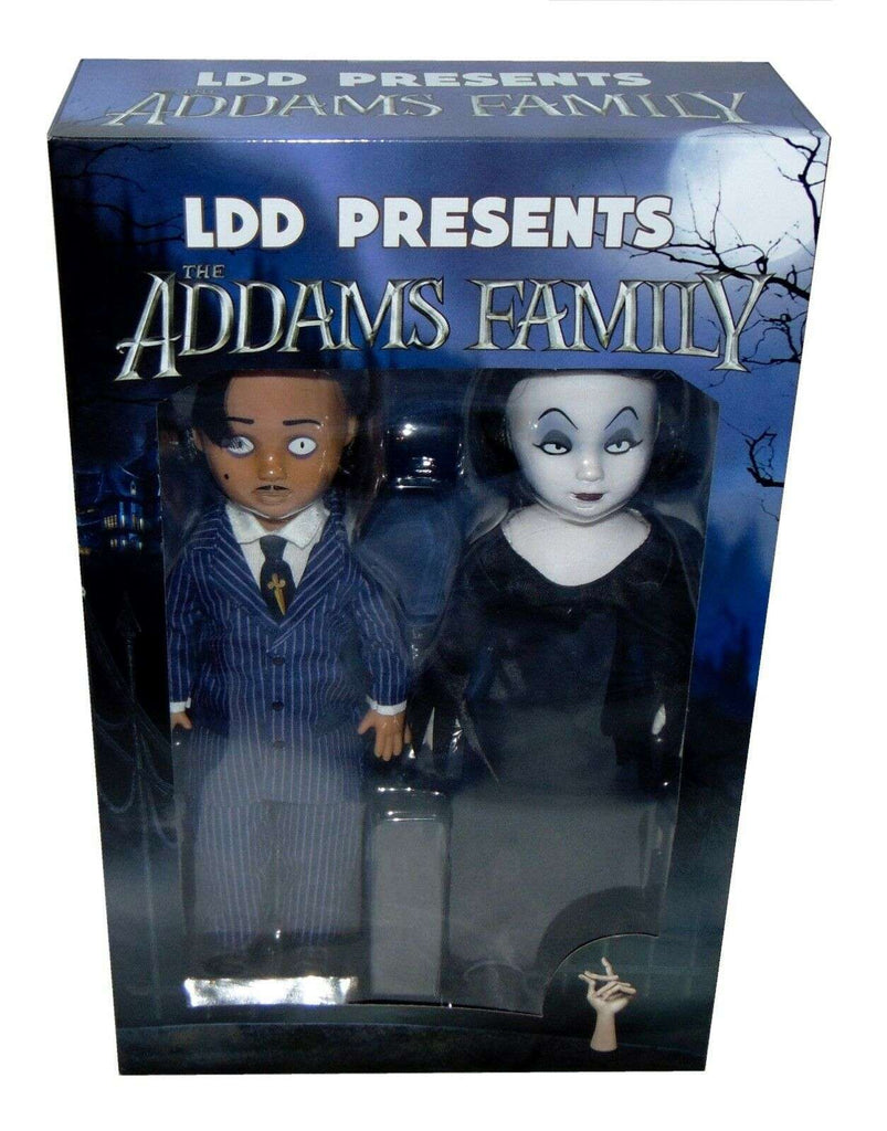 Living Dead Dolls Presents The Addams Family - Gomez and Morticia 2-Pack 10 Inch Dolls - fimurineforall.com