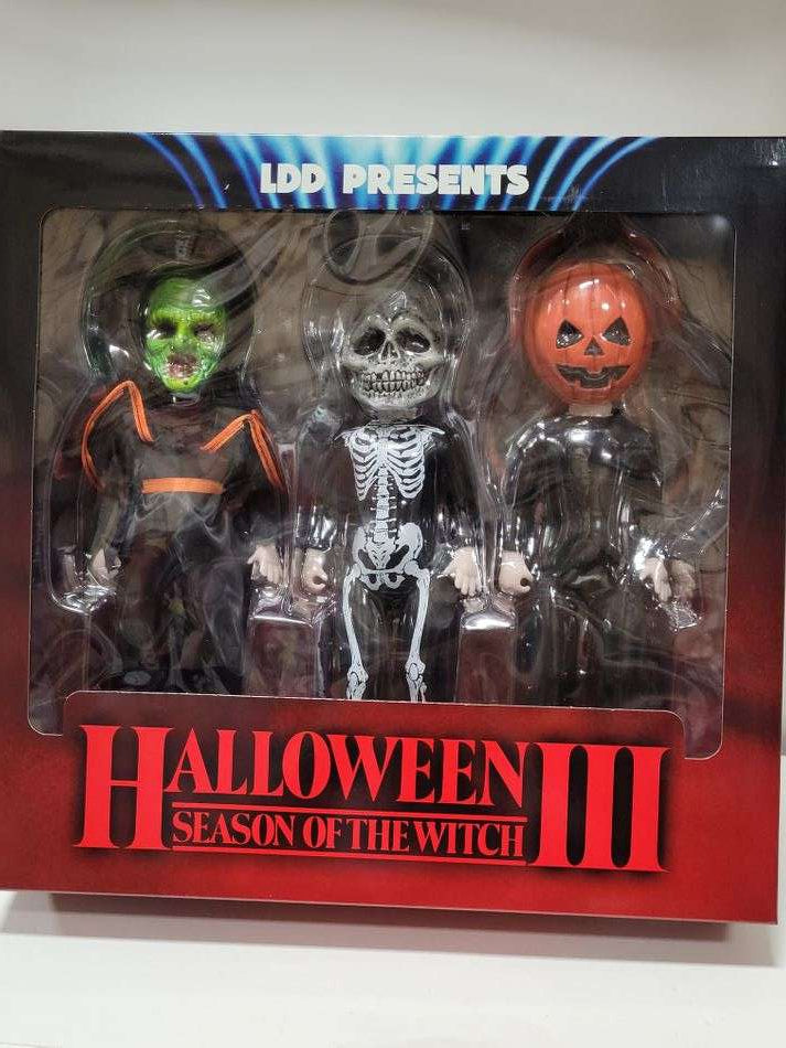 Living Dead Doll Presents Halloween III Seasons of the Witch Trick-or-Treaters 10 Inch Dolls Boxed Set - fimurineforall.com