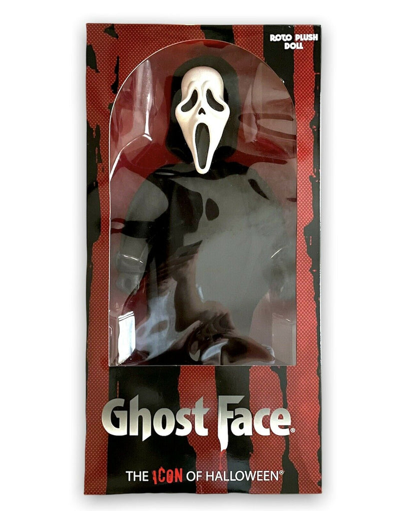 Mezco Design Series Scream Roto Ghost Face 18 Inch Plush Soft Doll Ghostface - fimurineforall.com