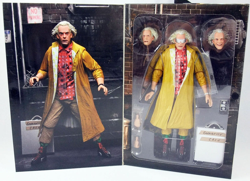 NECA Back to The Future Part 2 - 7" Scale Action Figure - Ultimate Doc Brown (2015) - fimurineforall.com
