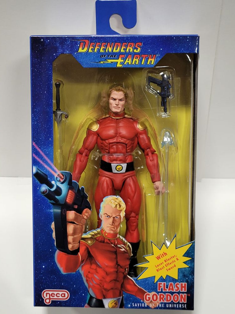 King Features Defenders of The Earth Series 1 Flash Gordon 7 Inch Scale Action Figure - fimurineforall.com