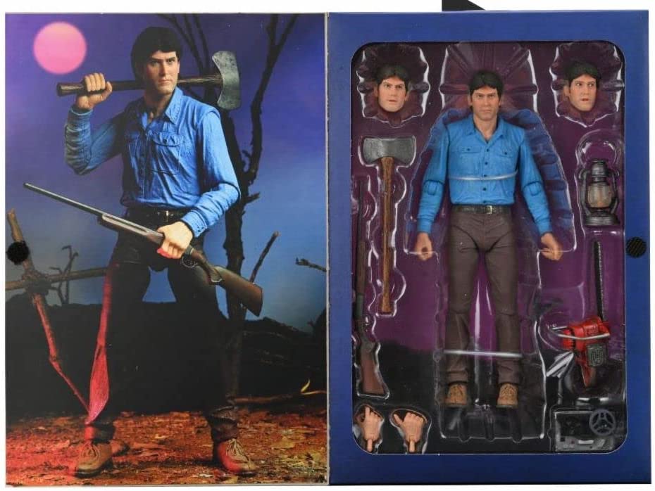 Evil Dead 40th Anniversary Ash Ultimate 7 Inch Action Figure - fimurineforall.com