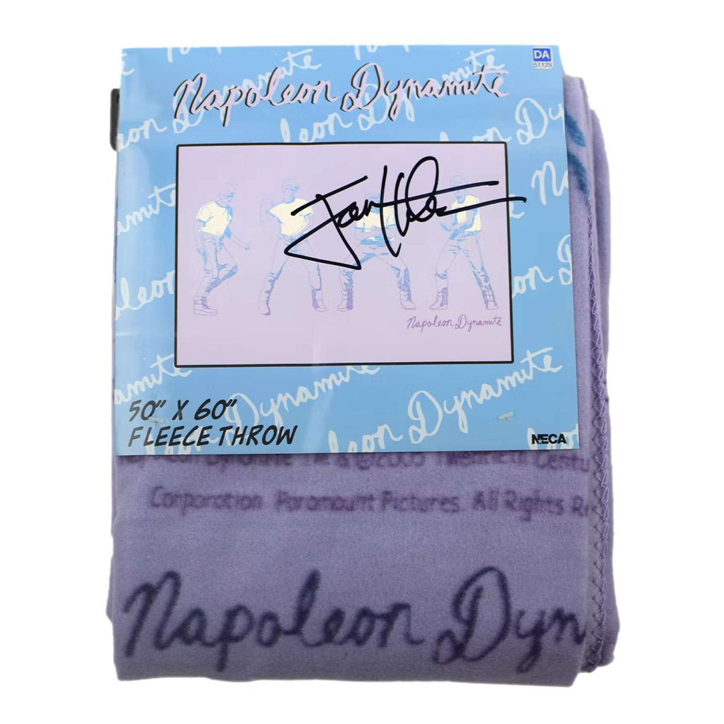 Napoleon Dynamite Dance Fever Blue 50 x 60 inch Throw Fleece Plush - fimurineforall.com