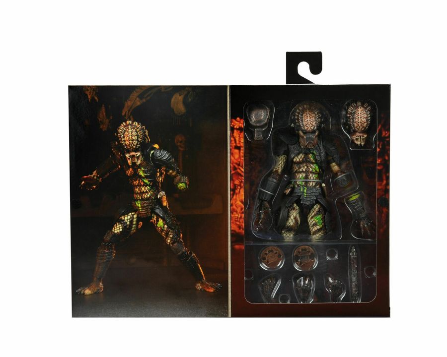 Predator 2 City Hunter Battle Damaged Ultimate 7 Inch Action Figure - fimurineforall.com