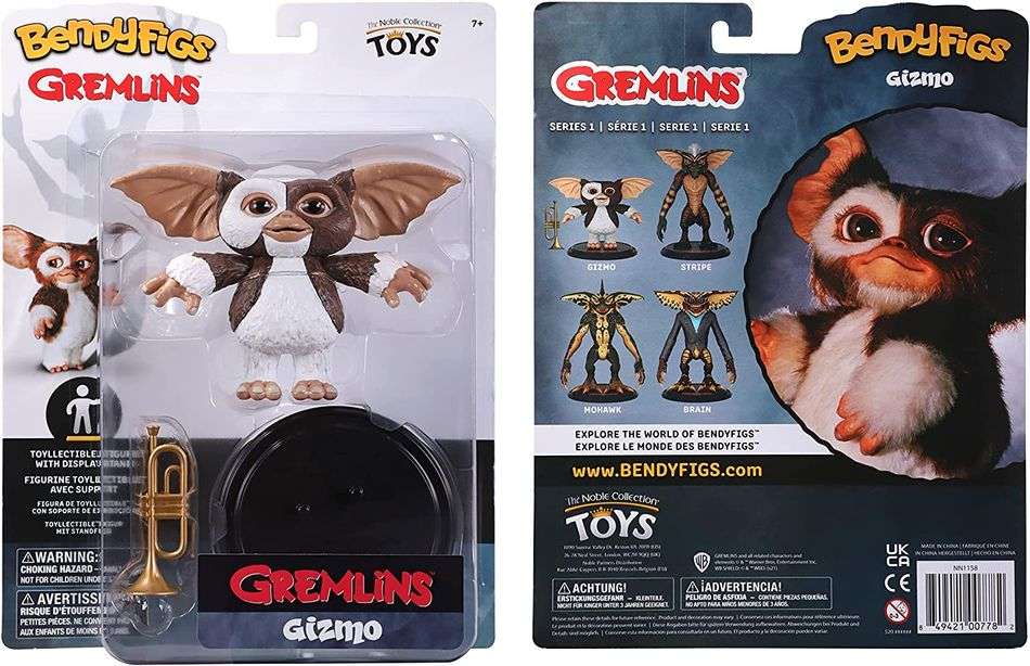 BendyFigs Gremlins Movie 7 Inch Figure - Gizmo - fimurineforall.com
