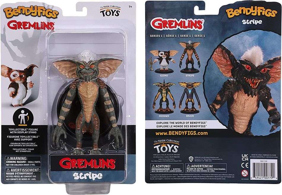 BendyFigs Gremlins Movie 7 Inch Figure - Stripe - fimurineforall.com