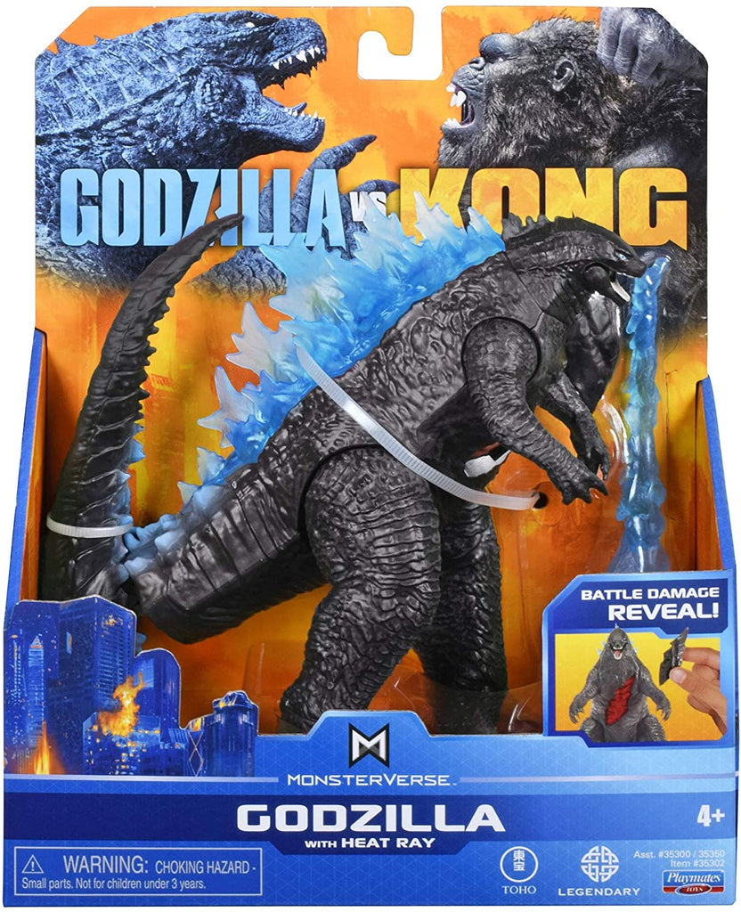 Godzilla vs Kong MonsterVerse Movie Godzilla with Heat Ray 6 Inch Figure Hollow Earth Monsters Playmates - fimurineforall.com