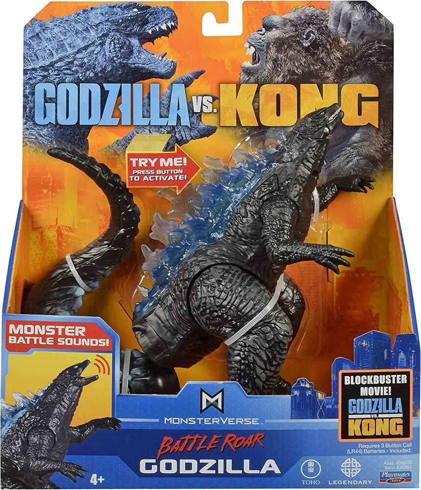Godzilla vs Kong MonsterVerse Movie Godzilla Battle Roar w/ Sound 6 inch Action Figure