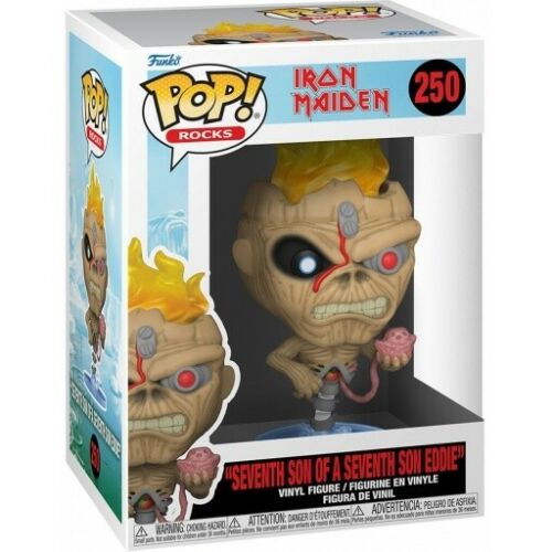 Funko Pop Rocks Iron Maiden 3.75 Vinyl Figure - Seventh Son of Seventh Son Eddie #250 - fimurineforall.com