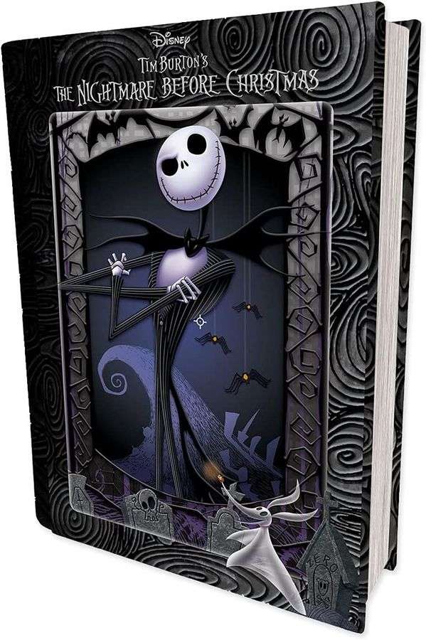 Puzzle 300 Piece 3D - Nightmare Before Christmas Jack Skellington Lenticular Book Jigsaw Puzzle - fimurineforall.com