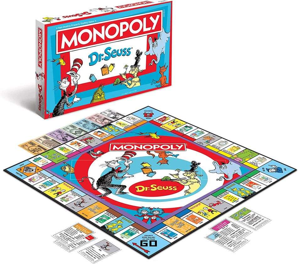 Monopoly Dr. Seuss Edition Board Game - fimurineforall.com