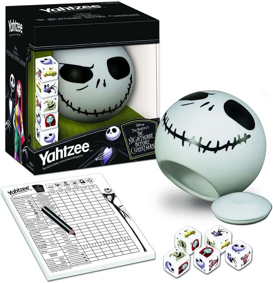 Yahtzee Disney The Nightmare Before Christmas Dice Game - fimurineforall.com