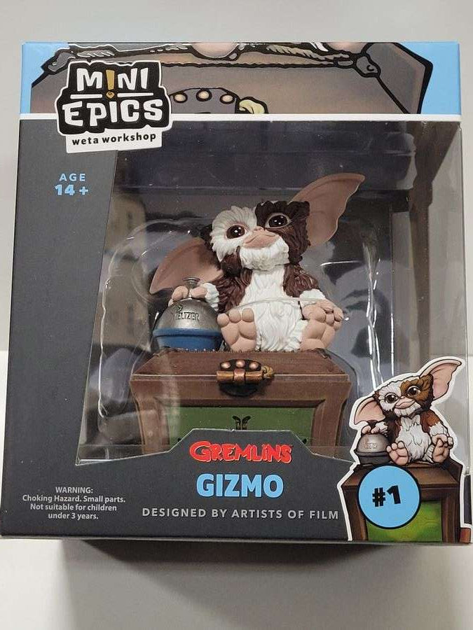 Mini Epics Gremlins Gizmo Sitting on a Decorative Box 6 Inch Vinyl Figure - fimurineforall.com
