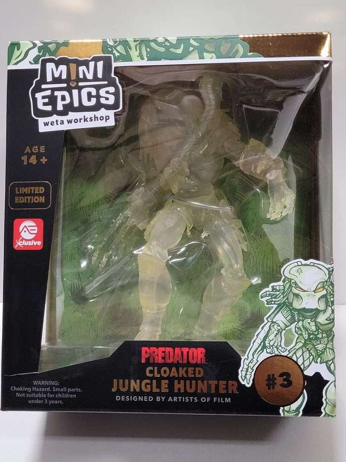 Mini Epics Predator (1987) Jungle Hunter Cloaked Exclusive 6 Inch Vinyl Figure - fimurineforall.com